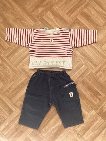 Ensemble haut et bas taille 6 mois vintage Berlingot