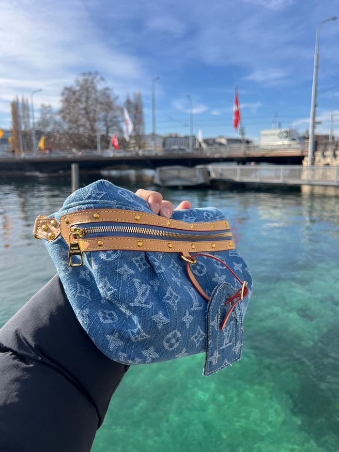 Sac banane femme denim - photo numéro 3