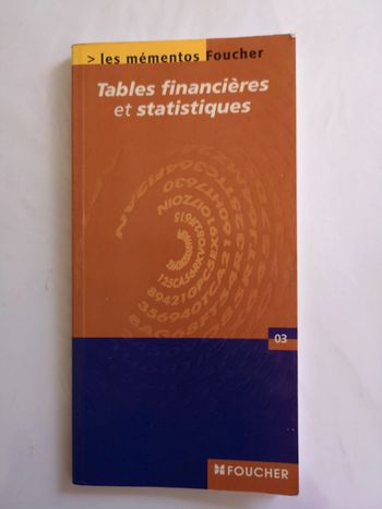 Tables financieres et statistiques