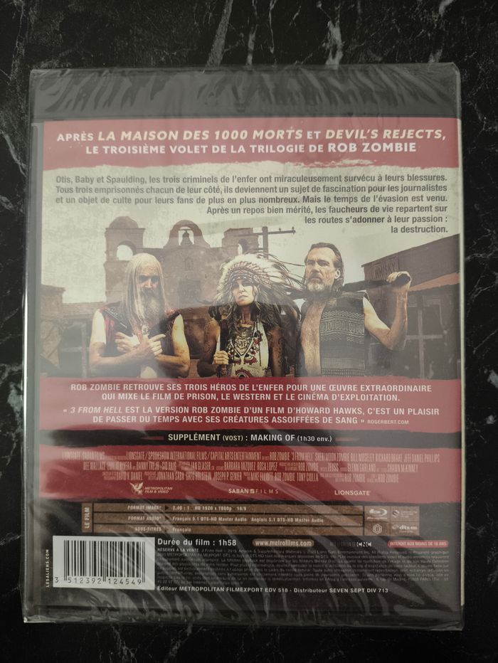 3 From Hell (neuf) en Blu-ray - photo numéro 2