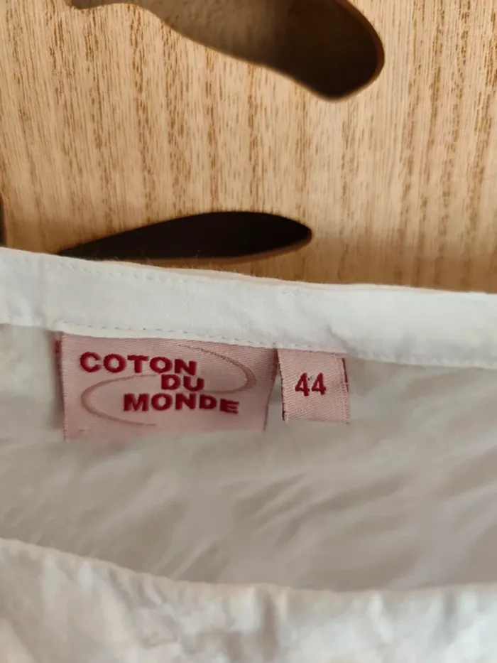 Robe asymétrique fine bretelles T 44 Coton du Monde - photo numéro 8