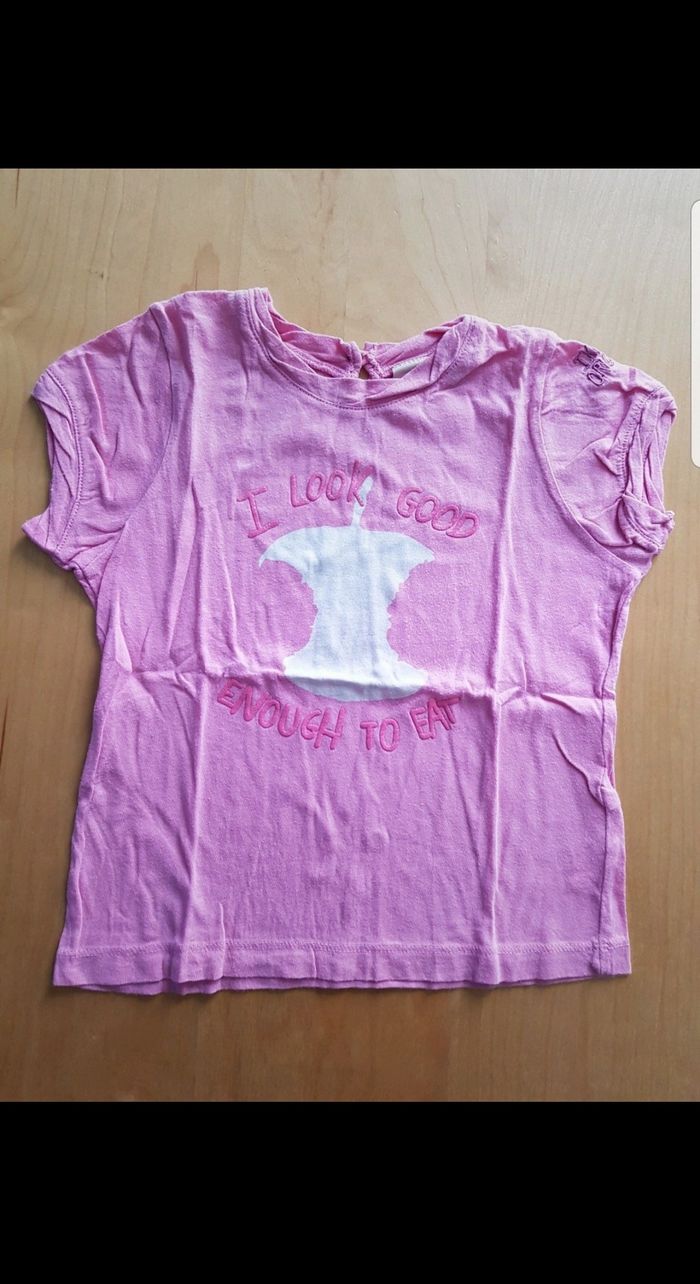 T-shirt manches courtes enfant fille 3 ans