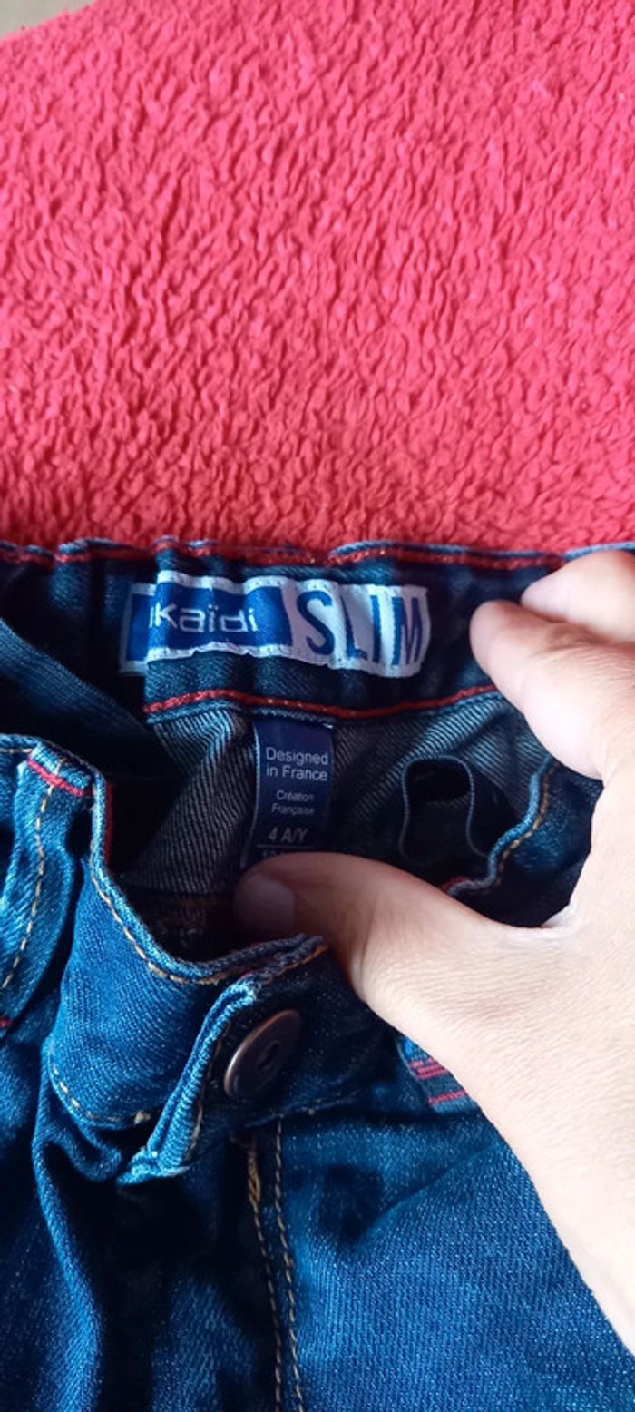 Jeans slim taille 4 ans - photo numéro 3