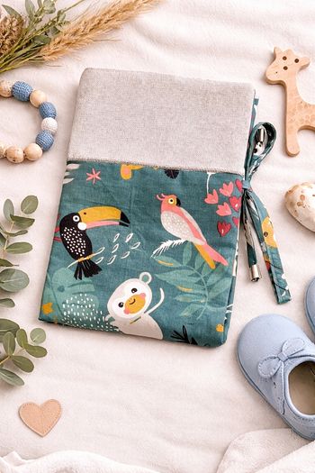 Protége carnet de santé personnalisé garçon 