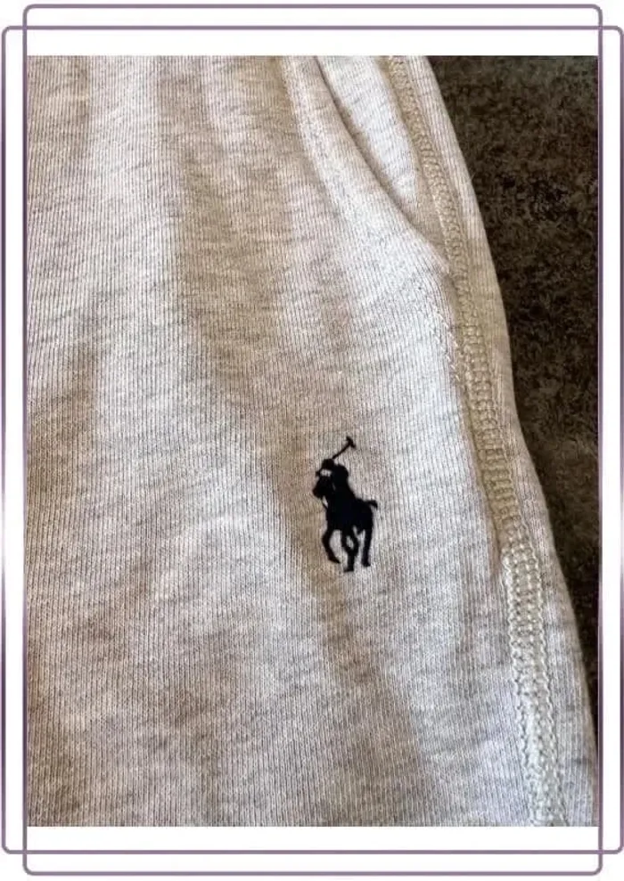 Pantalon jogging gris homme Ralph Lauren taille M Men track pants Pantaloni uomo Jogginghosen Herren - photo numéro 3
