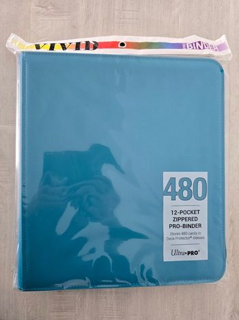 Portfolio Ultra Pro Zip Binder Vivid 480 Teal