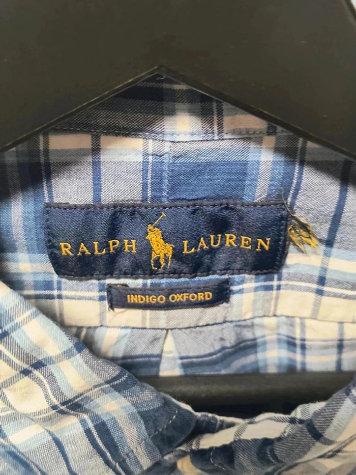 Chemise Ralph Lauren à carreaux – Style Y2K vintage, très bon état, taille M - photo numéro 6