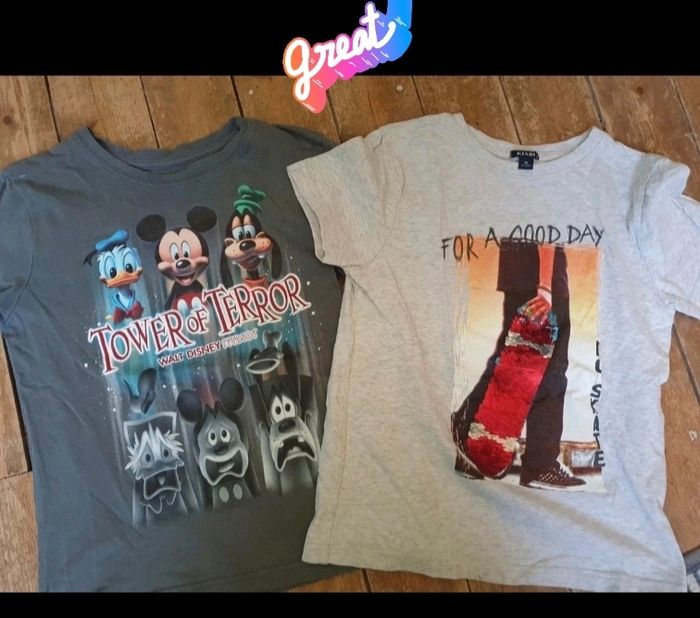 Lot de 2 tee-shirts 👕