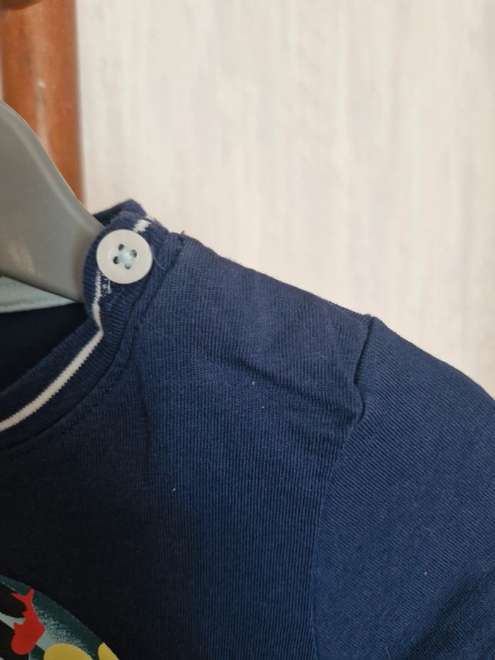 T-shirt manches courtes bébé 12 mois Obaïbi Coton - photo numéro 3
