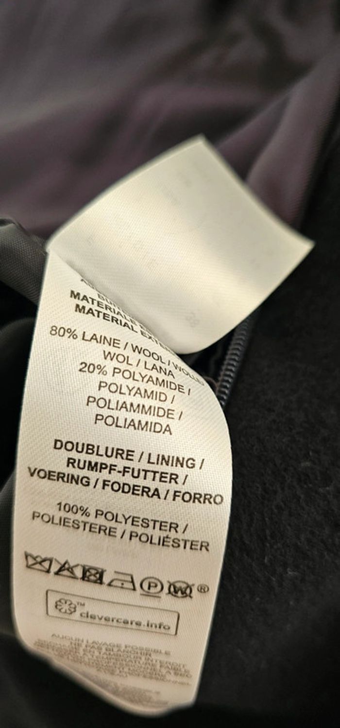 Manteau Caban Laine Saint James Taille 40 - photo numéro 10