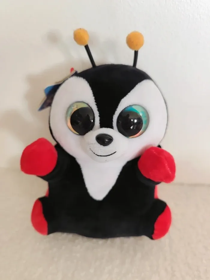 Peluche coccinelle 20cm neuf