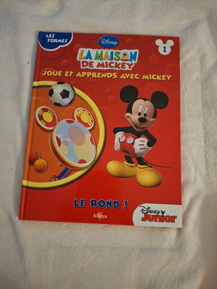 Livre La maison de Mickey, j apprends les formes