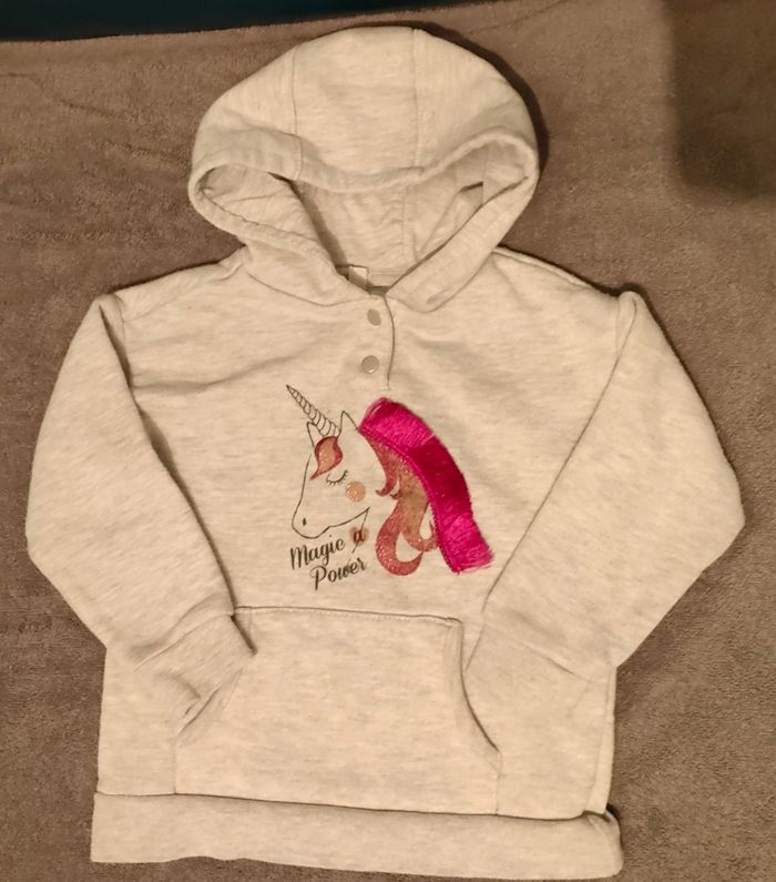 Sweat à capuche fille