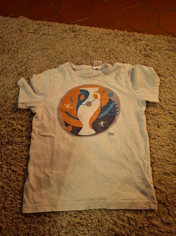 T shirt garçon Adidas 11 / 12 ans uefa euro2016 francd