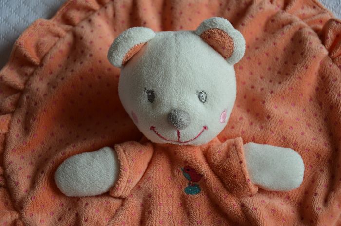 DOUDOU PLAT ROND OURS ** NICOTOY ** 1569 - photo numéro 2