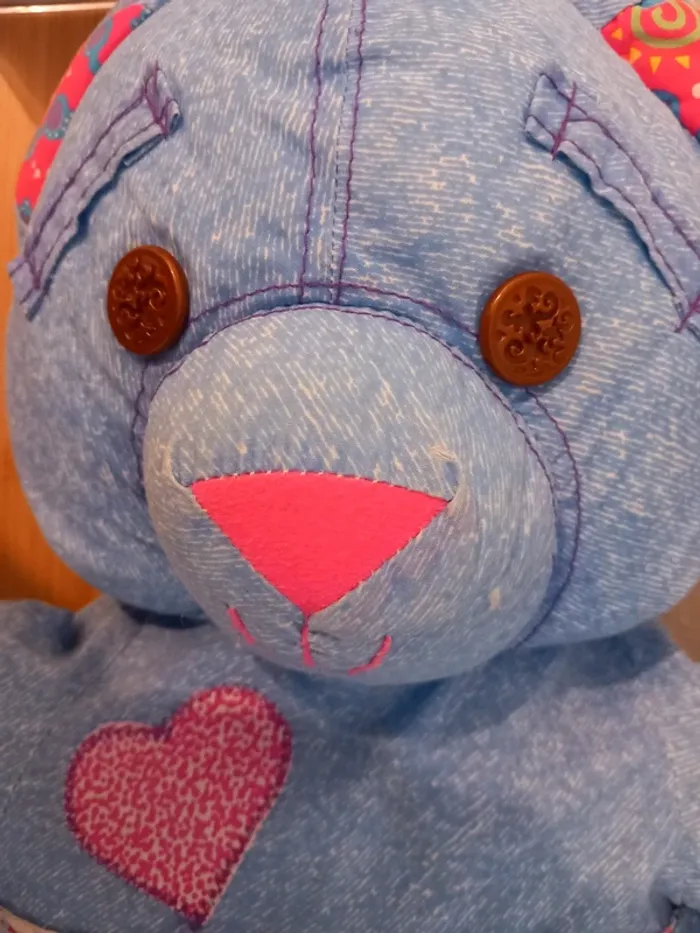 Peluche ours doodle bear vintage 53cm - photo numéro 4