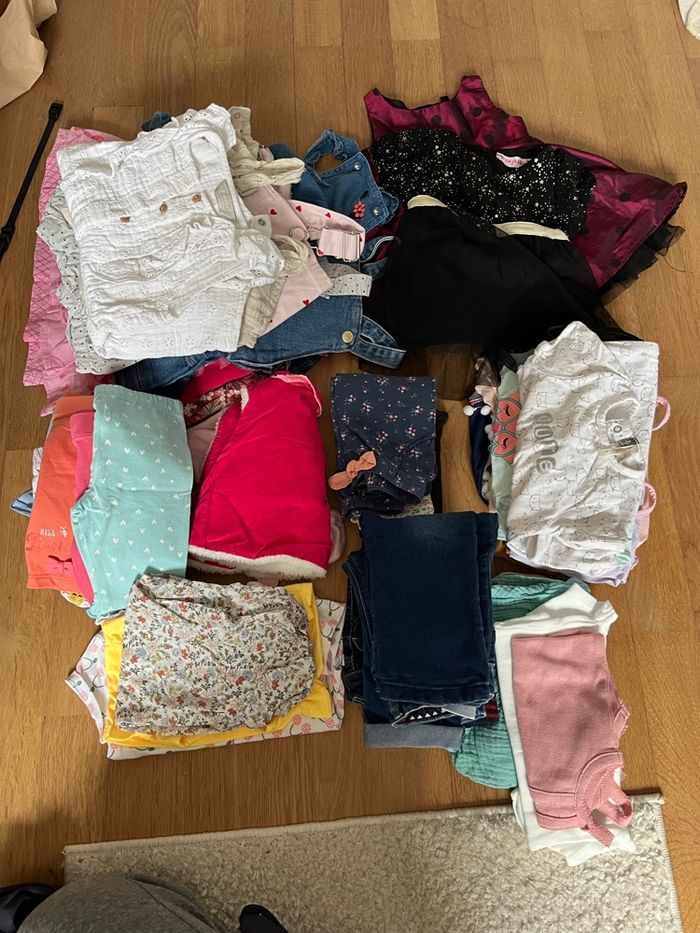 Lot vêtements printemps été fille 6 mois