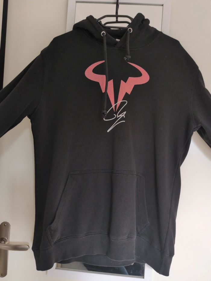 Sweat capuche noir Rafa Nadal L