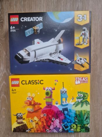 Lot Lego fusée et monstres