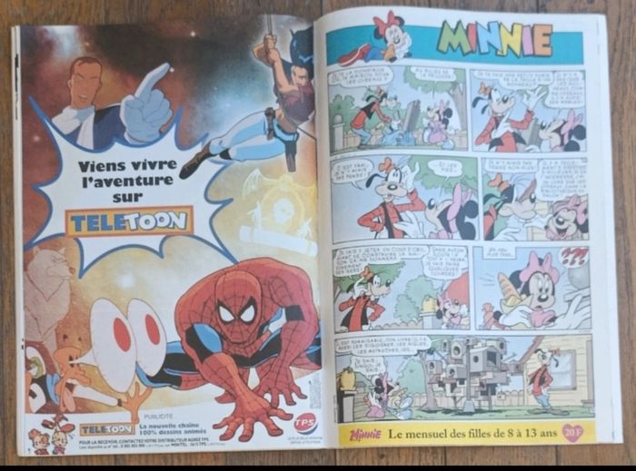 Ancien journal de mickey avec cadeau jeu de cartes 101 dalmatiens N°2337 de 1997 vintage - photo numéro 7