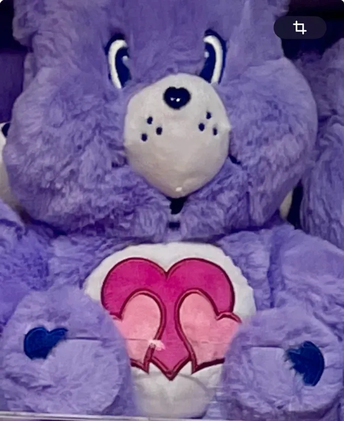 Bisounours violet original +35 cm