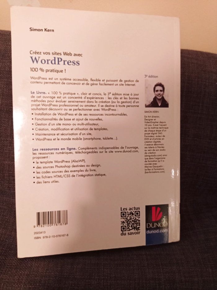 Créez vos sites web avec WordPress livre internet Simon kern 📓 - photo numéro 2
