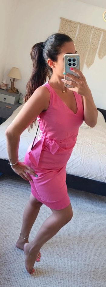 Robe de cérémonie Caroll 40 rose fuchsia neuve mariage événement