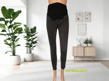 Jean de grossesse Vertbaudet ,coupe skinny haut bandeau ,ultra stretch