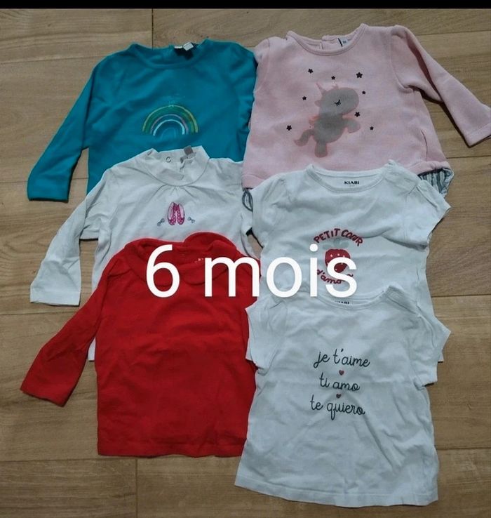 Vêtements taille 6 mois