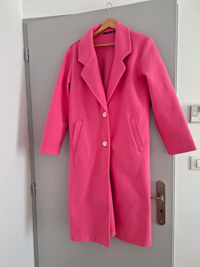 Manteau rose kiabi