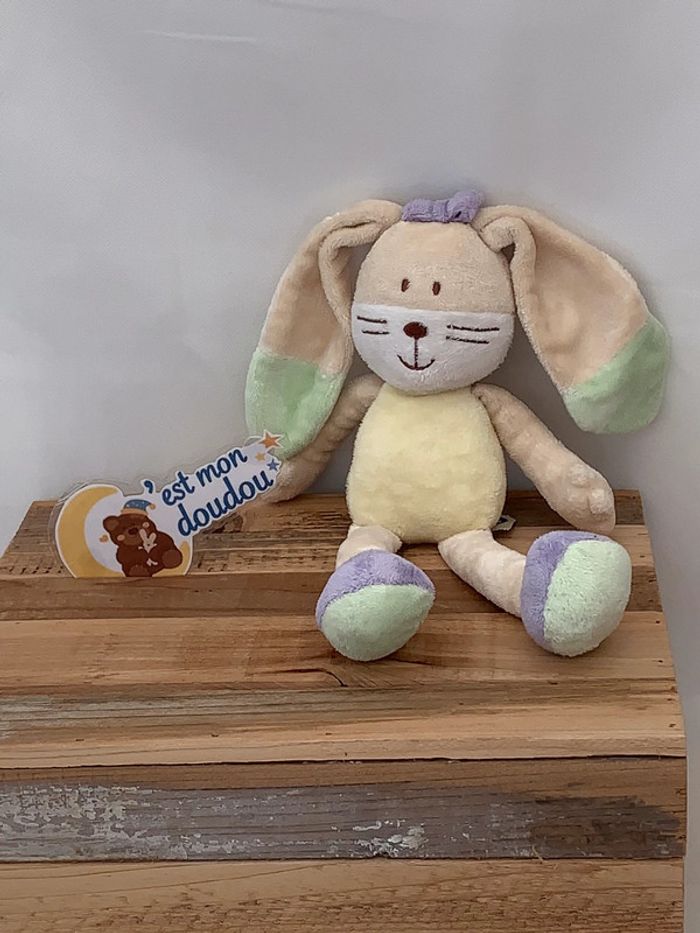 MD91 doudou lapine mots d’enfants