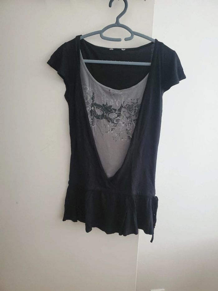 Tunique noir et gris TU