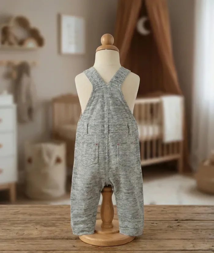 Salopette Orchestra - 6 mois (67 cm) - Grise Motif Robot - photo numéro 2