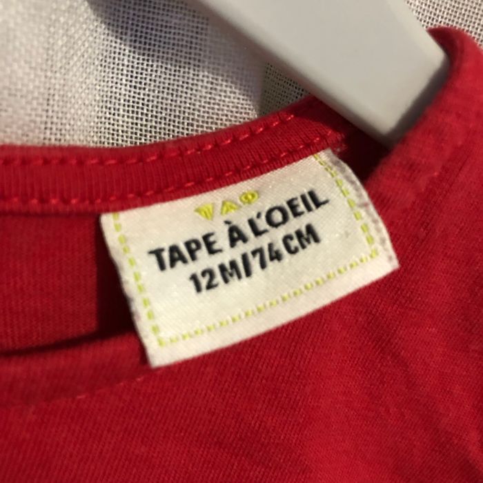 Joli t-shirt tunique chat sequins 12 mois Tape à l’œil - photo numéro 5