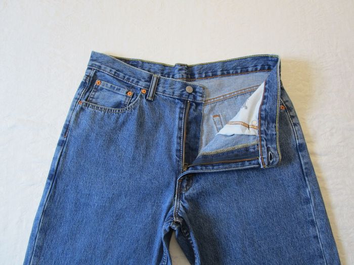 Jean homme Levi’s 550 coupe droite décontractée 100% coton taille 46 W36 L32 bleu stone (J281) - photo numéro 4