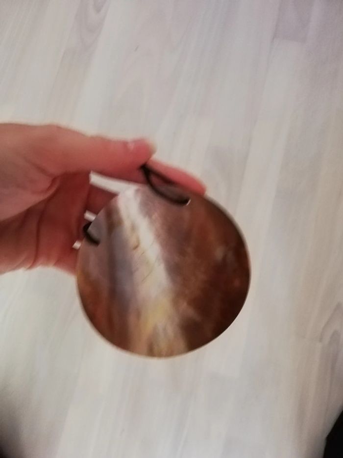 Sublime sautoir très grosse nacre vintage manouk - photo numéro 3