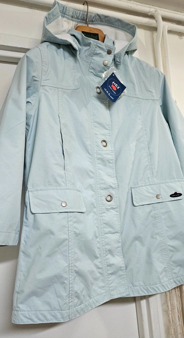 Imper Parka Trench Déperlant Saint James Taille 10 ans - photo numéro 4