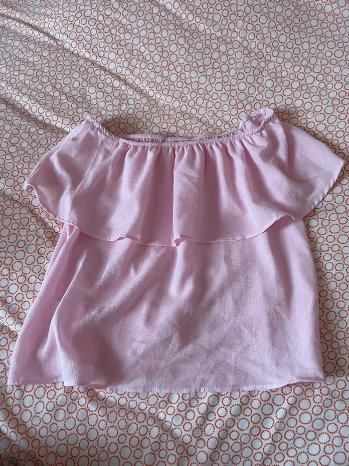 Top été rose