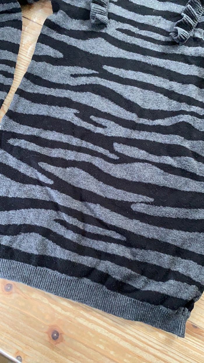 Robe léopard kiabi 6 ans grise et noire - photo numéro 2