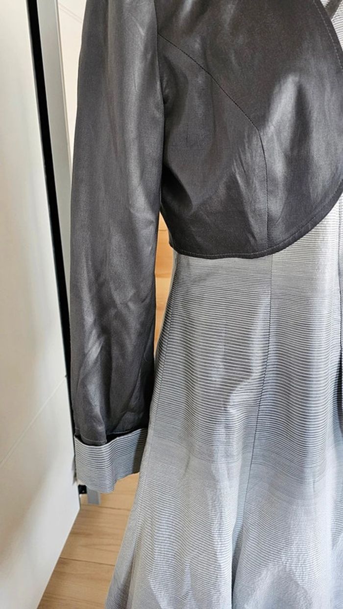 Robe de Fête et cocktail '' Initiative'' gris taille 40 - photo numéro 3