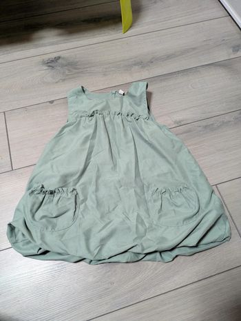 Robe vert d'eau 18 mois