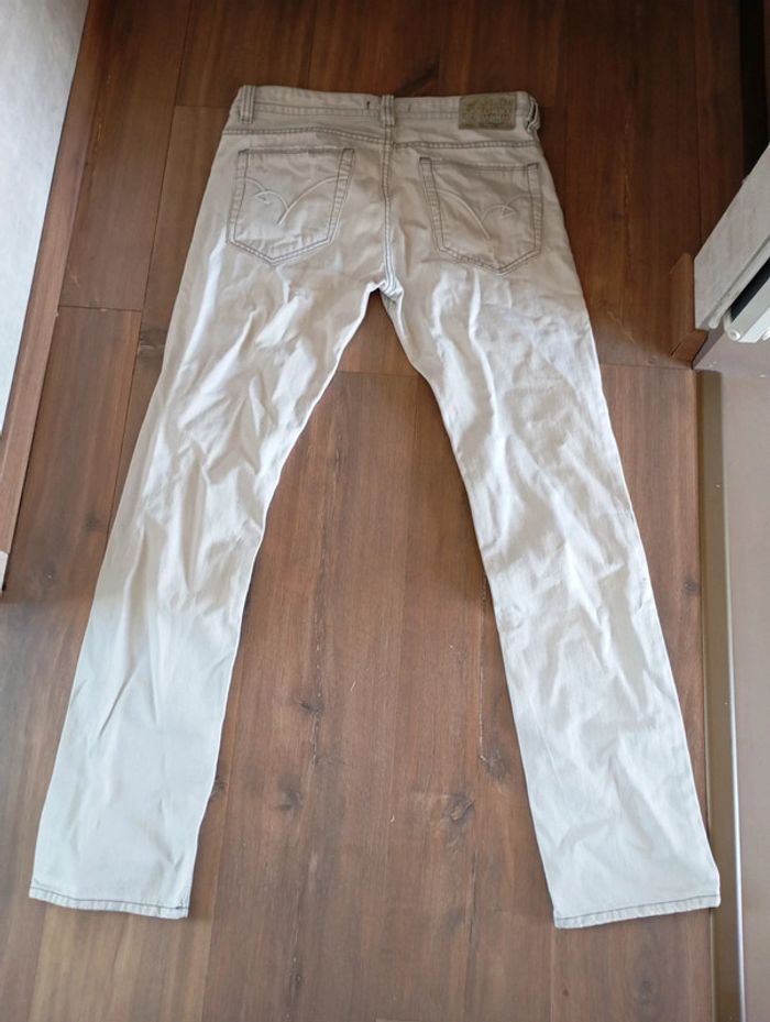 Kaporal 👖 jean homme gris pâle taille 34 us soit 44 Fr demi slim - photo numéro 6