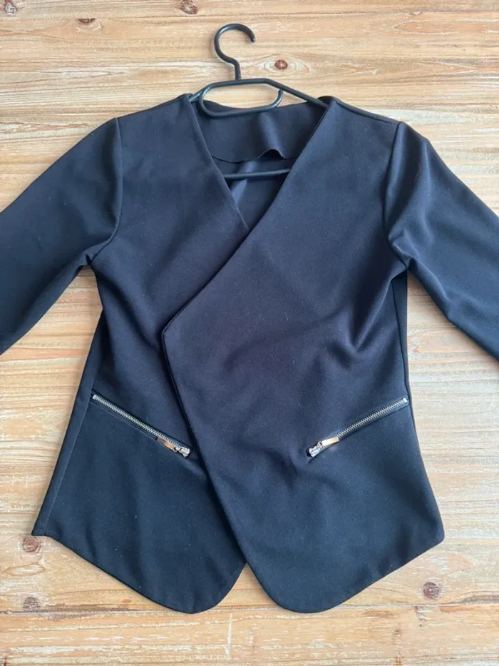 Veste fluide noire - photo numéro 2