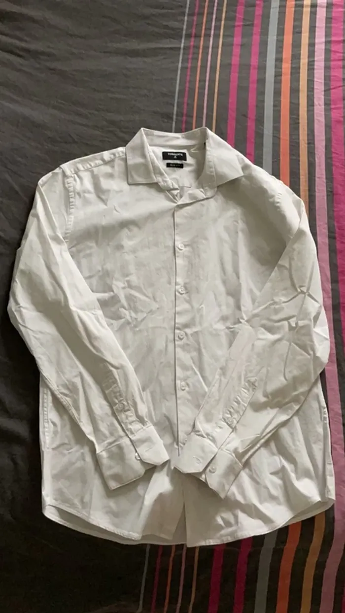 Chemise blanche torrente taille M 39/40 - photo numéro 2