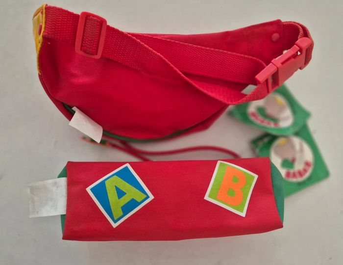 Lot babar vintage sac banane et trousse - photo numéro 3