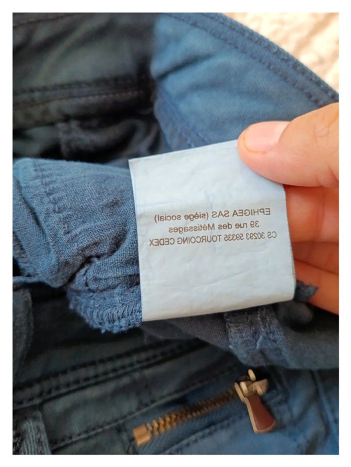 Jean bleu taille 44, mignon neuf détail fermeture pantalon simple basic -- - photo numéro 5