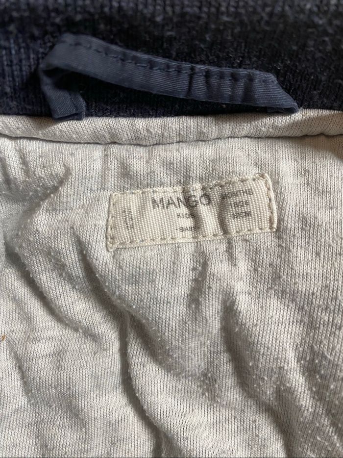 Mango Manteau Blouson bleu marine Taille 18/24 mois - photo numéro 5