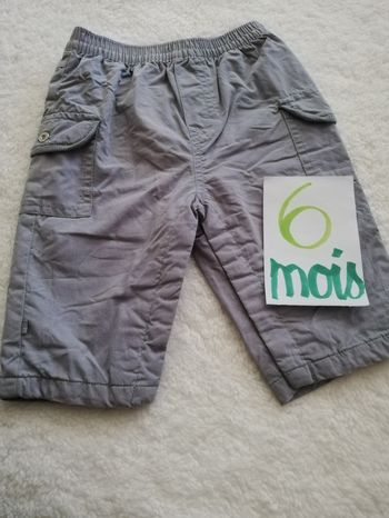 Pantalon gris garçon 6 mois obaïbi