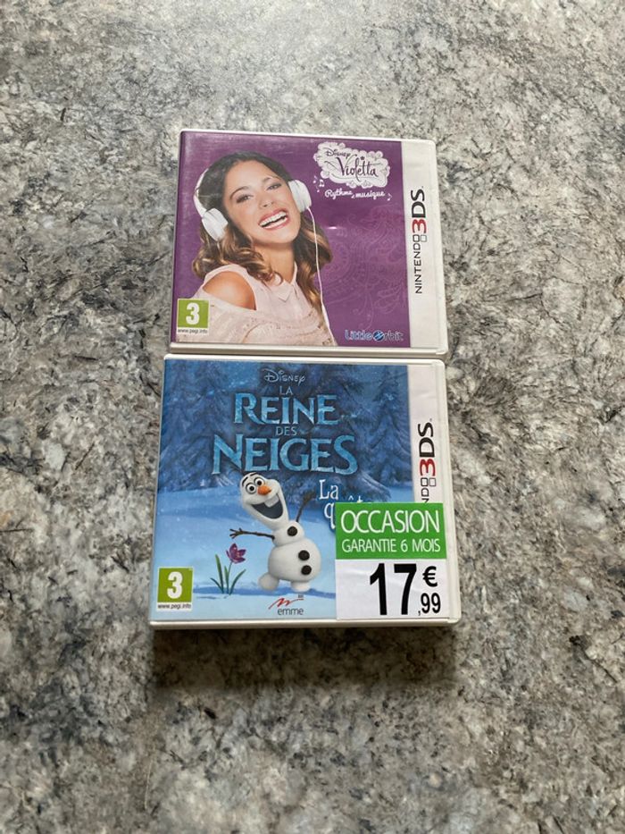 Lot de 2 jeux Disney 3ds - photo numéro 1