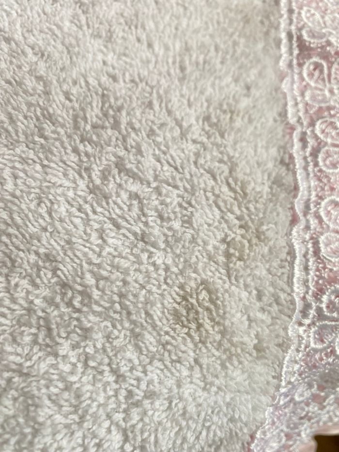 2 grands draps de bain avec dentelle 90 x 138 cm - photo numéro 7